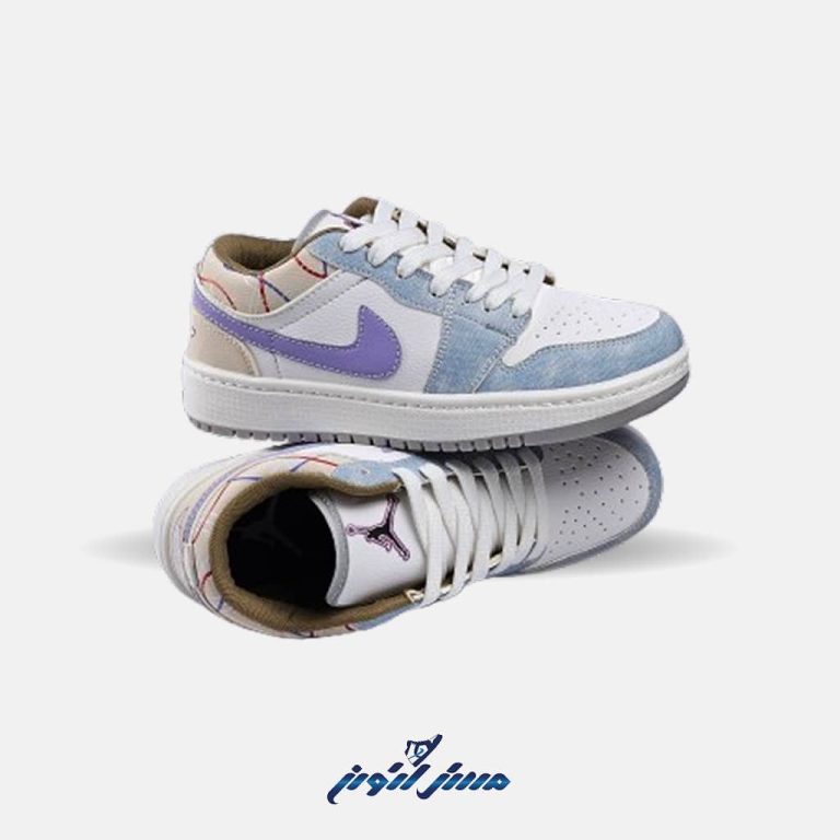 کفش اسپرت ایرجردن سفید بنفش