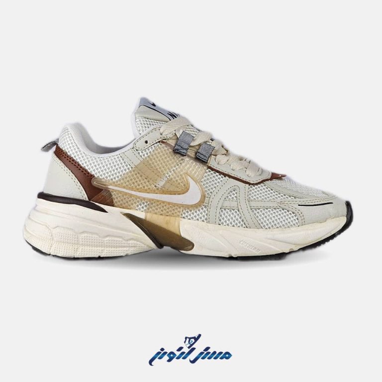 کفش اسپرت نایکی وی تو کی کرم قهوه ای